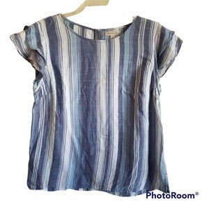 Calvin Klein Jeans Cap Ruffled Short Sleeves Large